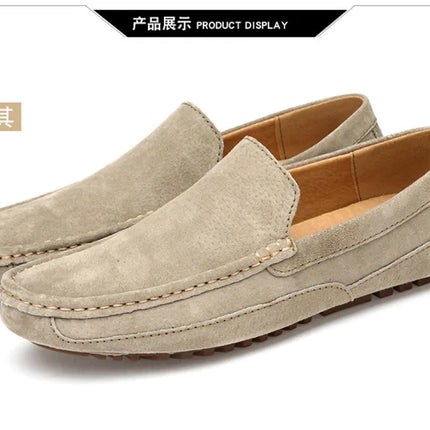 Mocassini da uomo in pelle scamosciata di lusso 2022 scarpe casual da uomo scarpe da barca fatte a mano da uomo Slipon scarpe da guida mocassini maschili Zapatos