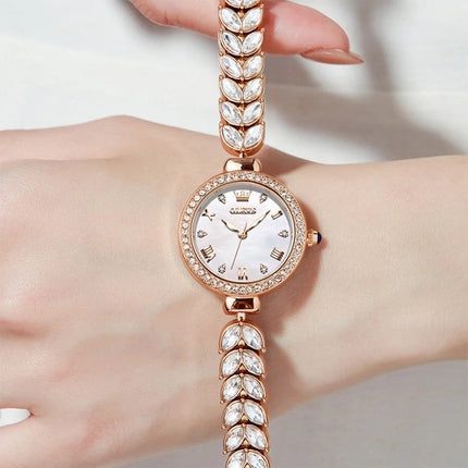 OLEVS 9971 orologio al quarzo per donna scala romana abito elegante orologio da donna moda impermeabile luminoso orologio a mano di lusso originale platinumshop