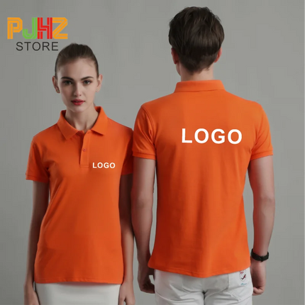 Summer Casual Polo Shirt Breathable Economical Custom Polo for Company Staff Work Polo Shirt with Custom Logo Print Embroidery