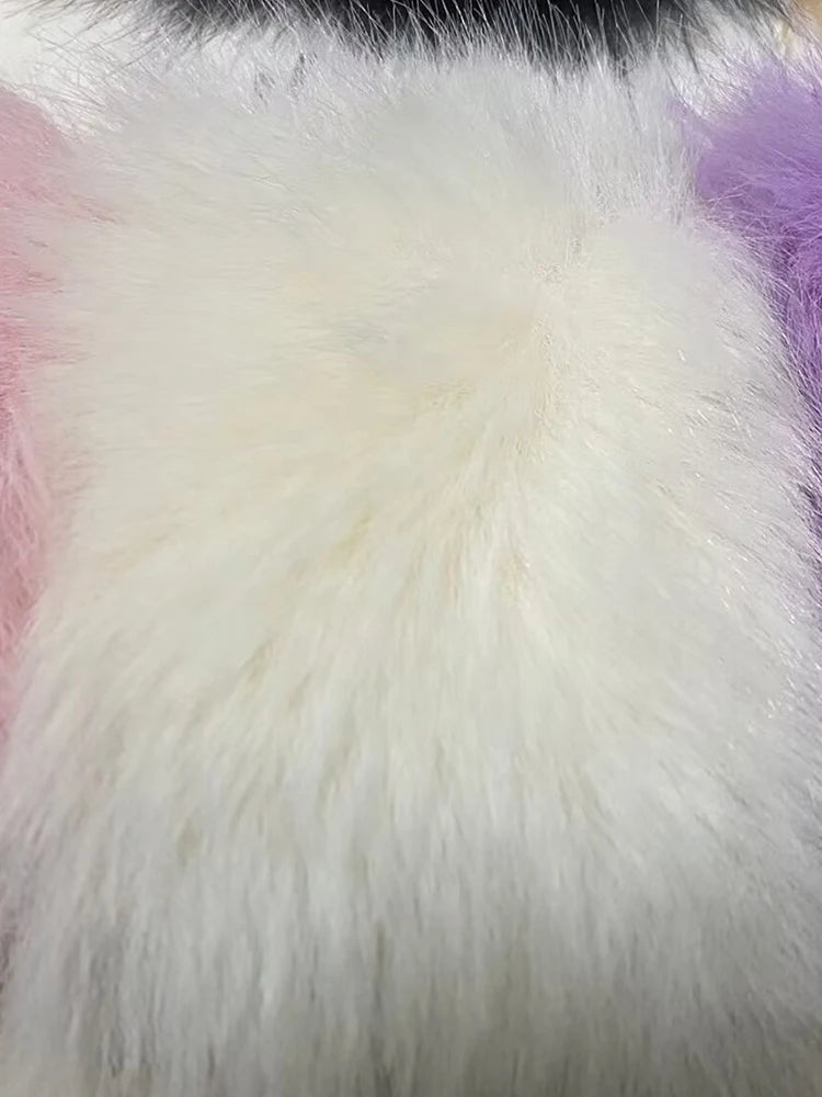 ZADORIN Children Faux Fox Fur Coat Winter Fashion Long Sleeve Warm Kids Fur Coats Outerwears Fake Fur Jacket Children Clothes