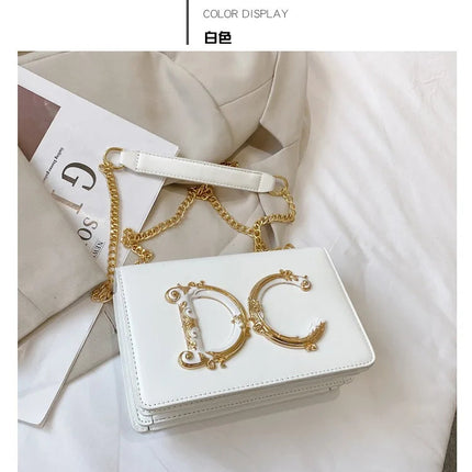 High quality fashionable women's bag hot selling chain bag trendy candy color small square bag for women PlatiNum