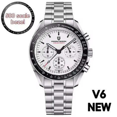 Nuovo Orologio da Uomo PAGANI DESIGN Moon 2026, Orologio al Quarzo di Lusso Dorato per Uomo, Cronografo Sportivo Impermeabile Luminoso con Vetro Zaffiro AR, Lunetta in Ceramica, Acciaio Inossidabile, Regalo per Uomo