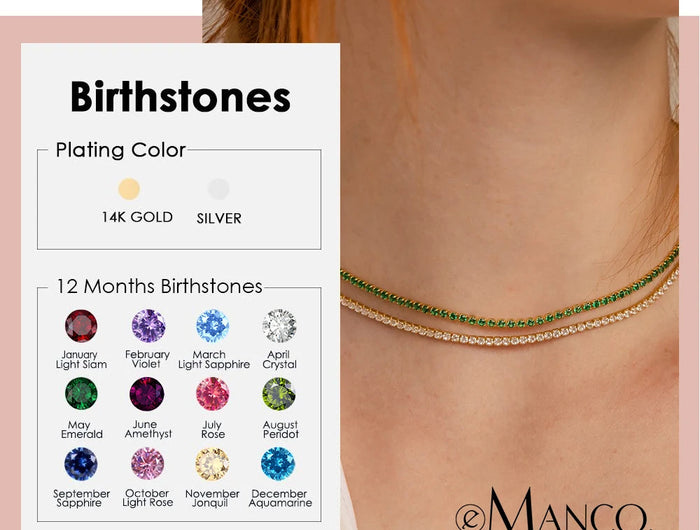 eManco Fashion Crystal High Quality Stainless Steel Gold Plated Necklace Ladies Charming Accessories Gifts Wholesale PlatiNum