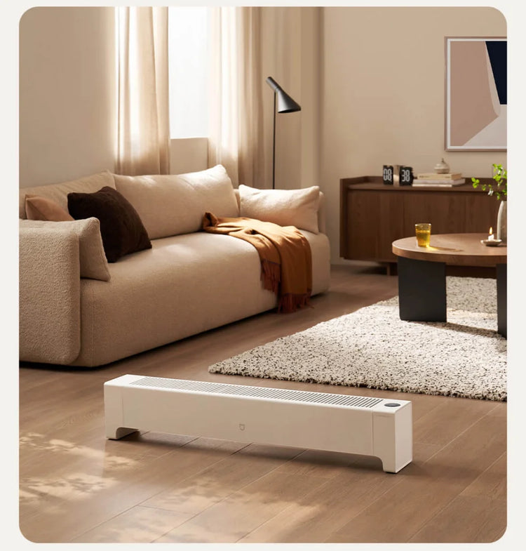 MIJIA Graphene Baseboard Heaters 2nd,Constant Temperature,5S Rapid Heating,2200W Timer Setting,CN Version With Adapter