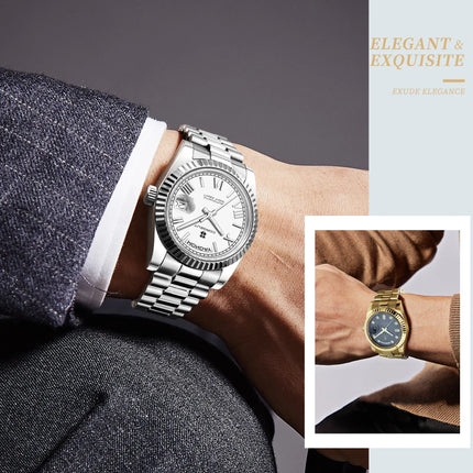 Custom Logo Diy 36/39MM Dial Automatic Mechanical Watches For Man Week Date Type Sapphire Luxury Waterproof Diving Man Watches