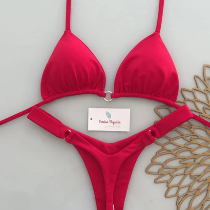 Micro Bikini 2026 Push Up Women's Sexy Brazilian Swimsuits Thong Bikini Set Print Biquini Summer Beachwear