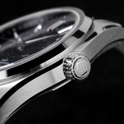 Watchdives WD0003C Ice Crack Dial 38mm Men Watch VH31 Sweep Seconds Quartz Movement Sapphire Luminous 10Bar Waterproof Watches