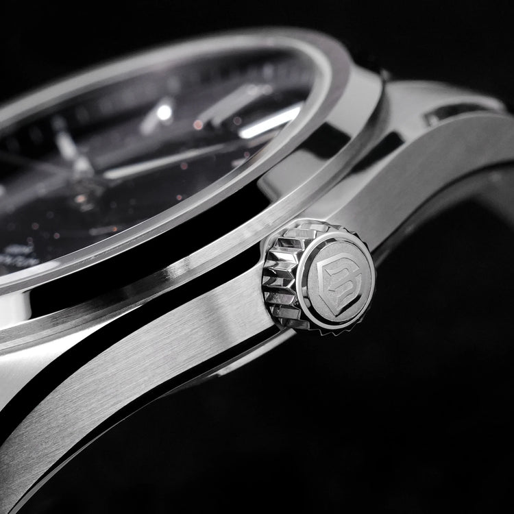 Watchdives WD0003C Ice Crack Dial 38mm Men Watch VH31 Sweep Seconds Quartz Movement Sapphire Luminous 10Bar Waterproof Watches