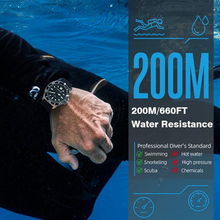 NORTH EDGE NEW Design ABYSS Solar Powered Dive Quartz Wristwatch 200M Waterproof Sports Diving Watch 316L Soft Strap Men Watches