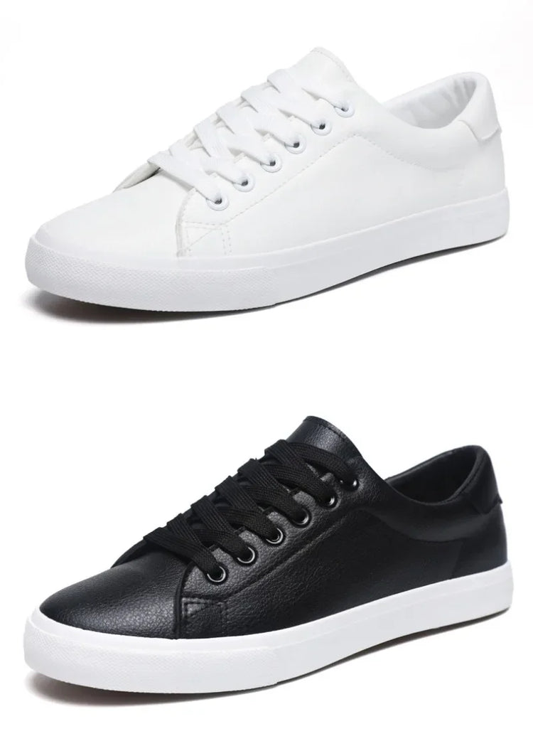 Classic Men Leather Casual Shoes High Quality Comfortable Platform Sneakers Men Flats Shoe Loafers British Jogging Shoe Hot Sale