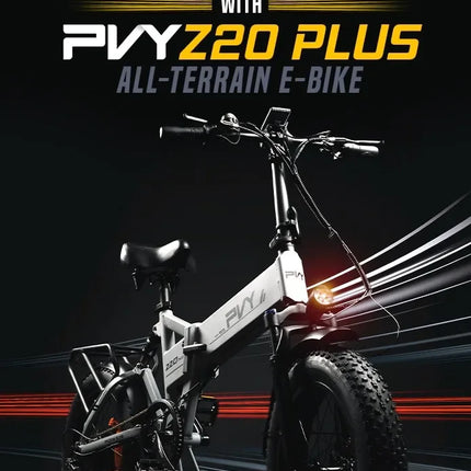 PVY Z20PLUS 1000 Bici Elettrica Per Adulti 250W Motore Città Bicicletta Elettrica 48V16.5AH Batteria E-bike 20 Pollici Fat Tire Ebike