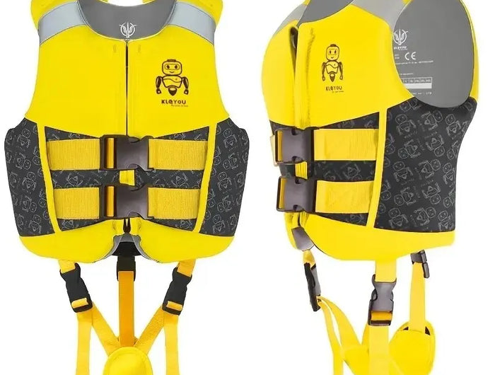 Giubbotto di salvataggio in neoprene per bambini, giubbotto di salvataggio galleggiante per ragazzi e ragazze, gilet da surf, galleggiamento alla deriva, aiuto per il nuoto