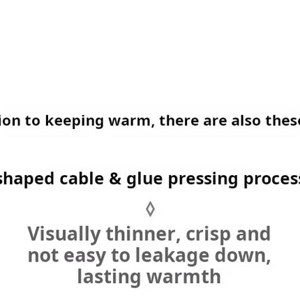 Maden Men's 90% White Duck Down Jacket Black Stand Collar Short Quilted Puffer Jacket Thermal Coat for Winter Streetwear