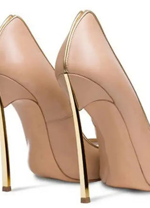 Nuove donne di estate pompe superficiale peep-toe tacchi alti scarpe da donna donna metallo stiletto punta a punta scarpe da donna Zapatos De Mujer platinumshop