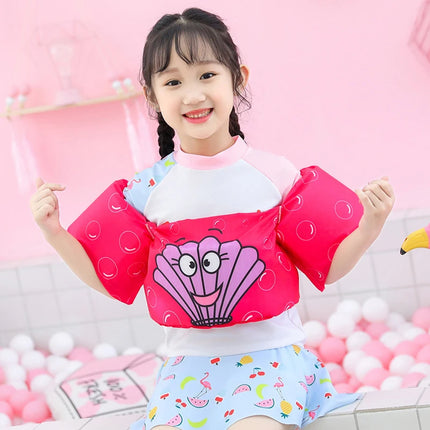 2-6Y Kids Swim Vest Arm Float Ring Swim Trainer Children Swim Vest Kids Swimwear Pool Accessories