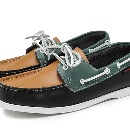 Moda uomo scarpe da barca scarpe da ponte Casual in pelle 2023 mocassini primavera autunno Designer di marca di lusso antiscivolo vendita calda
