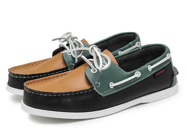 Moda uomo scarpe da barca scarpe da ponte Casual in pelle 2023 mocassini primavera autunno Designer di marca di lusso antiscivolo vendita calda