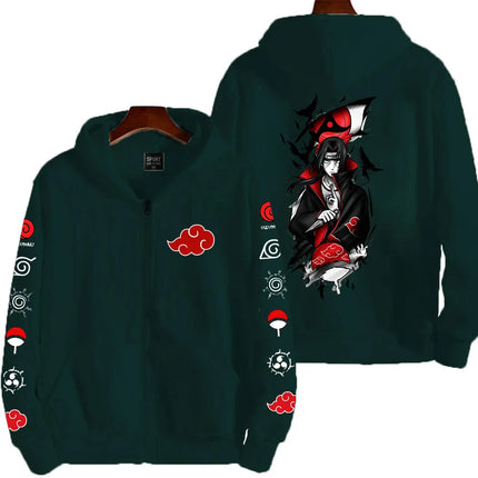 Naruto Uchiha Itachi Japanese anime 2026 new fashion Harajuku men's trendy casual sportswear men's couple style Coat