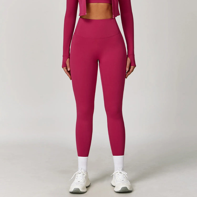 High Waist Yoga Leggings Women Push Up Sport Leggings Fitness Running Hip Lift Yoga Pants Highly Elastic Gym Workout Leggings PlatiNum
