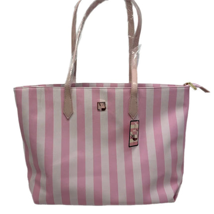 New Lightweight Striped Shoulder Bag, Women's Outdoor Bucket Bag, Oxford Fabric, Large Size with Zipper Closure
