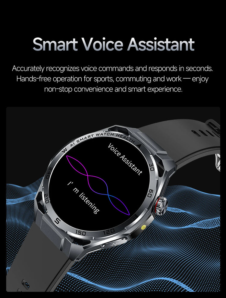 Nuovo Smartwatch 2026 con Analisi AI del Grasso Corporeo, ECG+PPG, Acido Urico, Pressione Sanguigna, Ossigeno nel Sangue, Chiamate, Schermo AMOLED per Uomini e Donne platinumshop