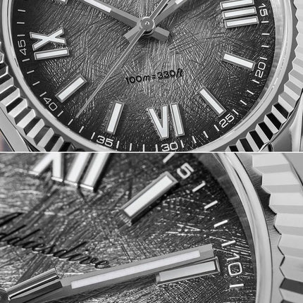 ADDIESDIVE New 36mm Watch for Men AD2512 Luxury Sapphire VH31 Quartz Wristwatch 100m Waterproof Stainless Steel Luminous Watches