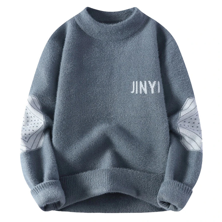 Sweaters men Winter Letter pattern thick sweater men Student youth sweaters autumn Men's wool pullovers full