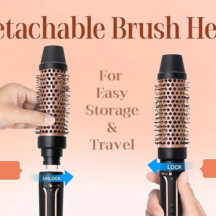 Curling Iron Set 5-in-1 Hair Curler with 3 Barrel Hair Crimper, Hair Straightener - Waver Heating Styling Tools for Women
