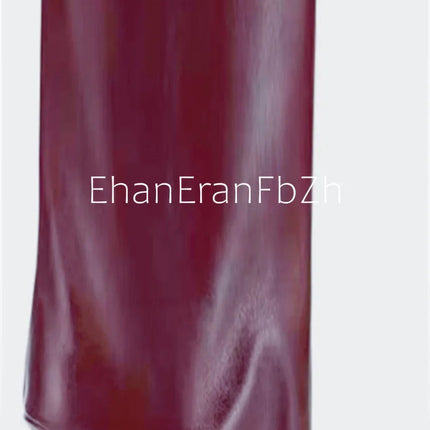 2025Ladies' Spring and Summer New Fish Mouth Slope High Heel Knee Boots, Fashionable Pointed Fashion Show Medium Cool Boots PlatiNum