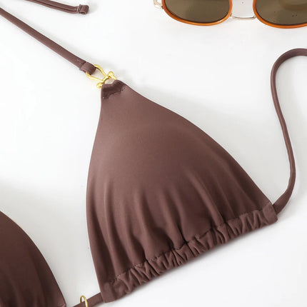 Micro Bikini Triangolare Sexy 2026, Costume da Bagno da Donna, Abbigliamento da Spiaggia, Set Bikini a Due Pezzi con Perizoma Estivo platinumshop