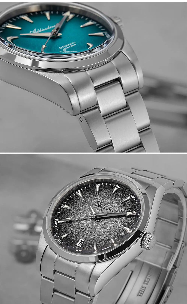 ADDIESDIVE Mechanical Men's Watch Classic Luxury Watch Super Bright Bubble Glass 100M Waterproof Men's Watch Gift