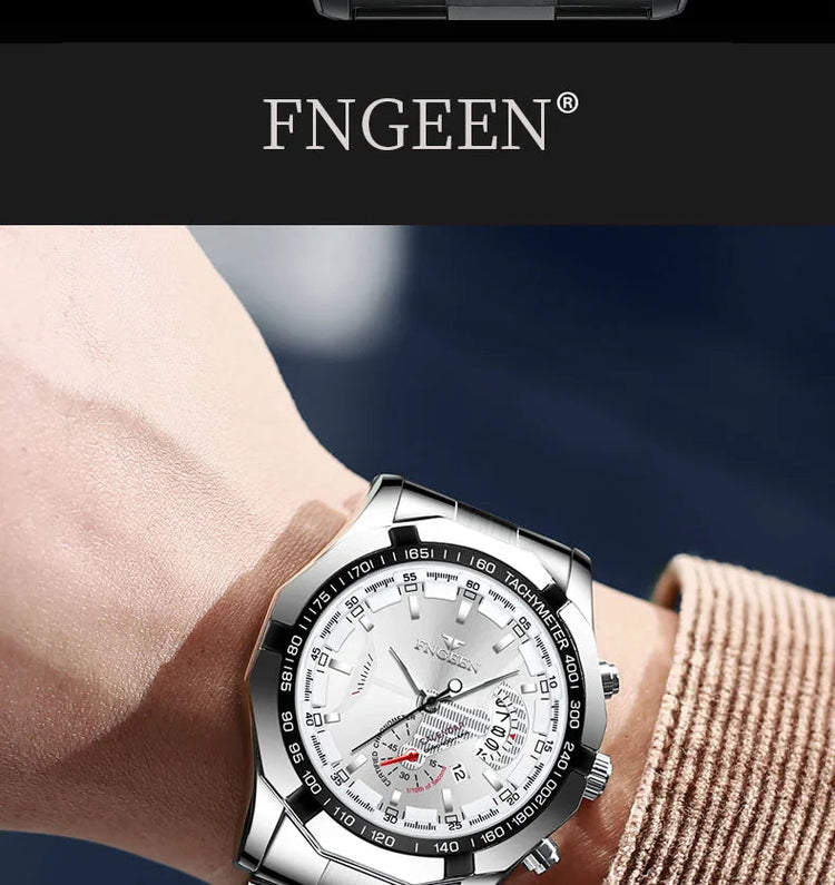 2024 Top Brand di Lusso Orologio di Moda Casual Militare Al Quarzo Sport Orologio Da Polso In Acciaio Pieno Impermeabile Orologio da Uomo Relogio Masculino platinumshop