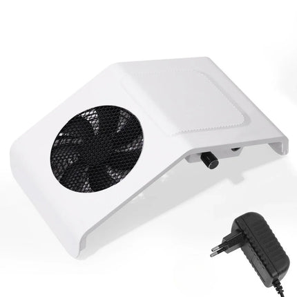 Nail Grinding Polishing Dust Collector Desktop Adjustable Speed Vacuum Device For Home Salon Nail Art Sessions