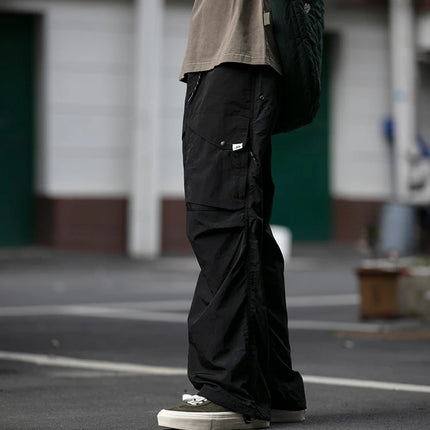 Spring Summer Korean Outdoor Functional Waterproof Cargo Pants For Men Clothing Harajuku Joggers Casual Breathable Pants Male