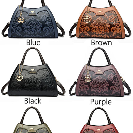 New Women Bag Luxury Designer Cowhide Handbags for Women Famous Brands Crossbody bag for Women Leather Shoulder Bags Sac a main PlatiNum