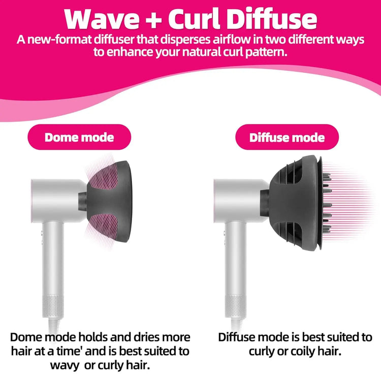2 In 1 New Diffuser Nozzle for Dyson Supersonic HD16 Nural SenCiciMen X13 Hair Dryer Diffuser Attachment Accessories Nozzles