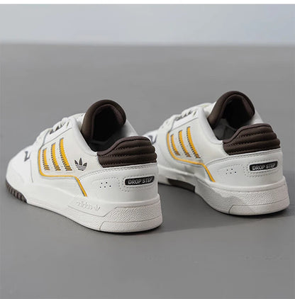 Adidas Official Authentic Three Stripes Unisex Retro Lace-Up Low-Top Sneakers JP5886