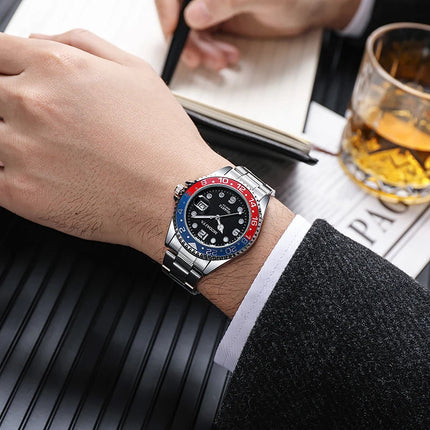2024 nuovo arrivo moda orologi al quarzo orologio da polso da uomo 1 pezzo orologio sportivo da uomo platinumshop