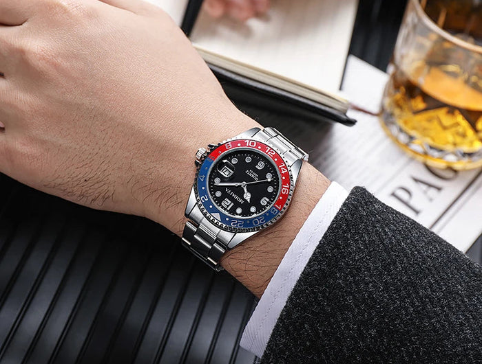 2024 nuovo arrivo moda orologi al quarzo orologio da polso da uomo 1 pezzo orologio sportivo da uomo platinumshop