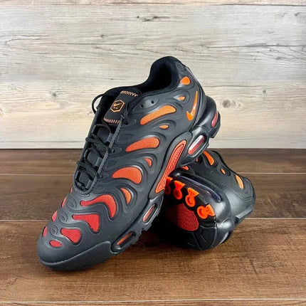 Nike Air Max Plus TN Drift Black Dragon Red Men Air Cushion Shock-Absorbant Running Shoes Streetwear FD4290-010