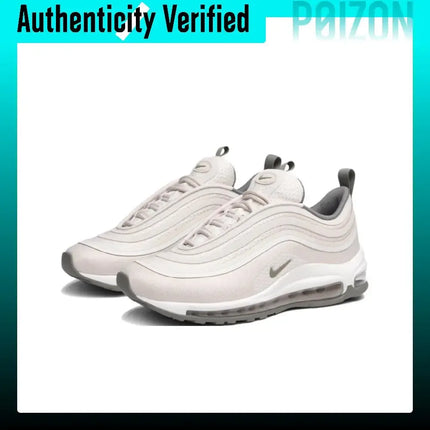 Nike Air Max 97 Ultra 17 Cushioning Abrasion Resistant Cushioning, Wear Resistant Low top Casual Shoes Women's Beige 917704-100