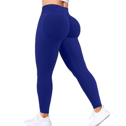Pantaloni da Yoga Estivi da Donna a Tre Quarti, Vita Alta, Effetto Push-Up, Tinta Unita, Aderenti, Leggings Sportivi per Esercizi