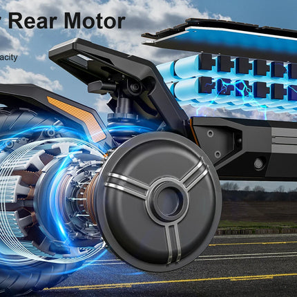 DECE DES20 Scooter elettrico per adulti 1200W Motore E-Scooter 48V13AH Batteria 10 pollici Pneumatico City Escooter