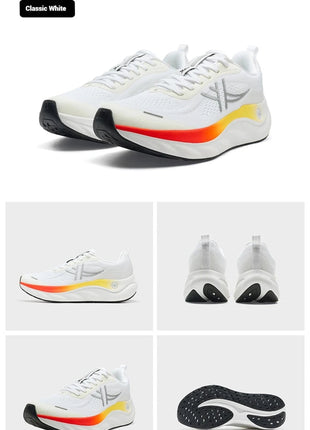 Xtep Cloud Wing 3.0 Men's Running Shoes 2025 Summer New Stability Shock Absorbing Wear Resistant Soft Sole Sneakers 875319110003 PlatiNum