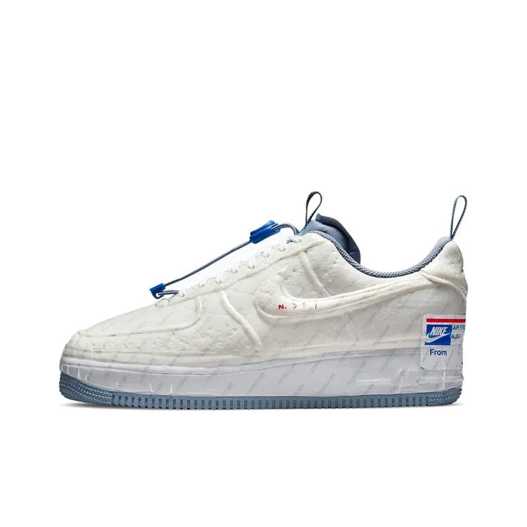 Nike Air Force 1 Low top Skateboard Shoes Unisex White Blue CZ1528-100