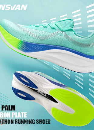 IRUNSVAN Men's Carbon Plate Sneakers Professional Marathon Racing Running Shoes High Quality  Shoes Comfortable Sports Shoe PlatiNum