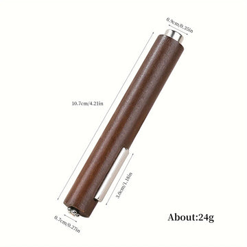 3‑in‑1 Cat Eye Nail Magnet Wand Wooden Handle Magnetic Stick for Gel Nail Art Strong Magnet Cat Eye Effect Manicure Tool
