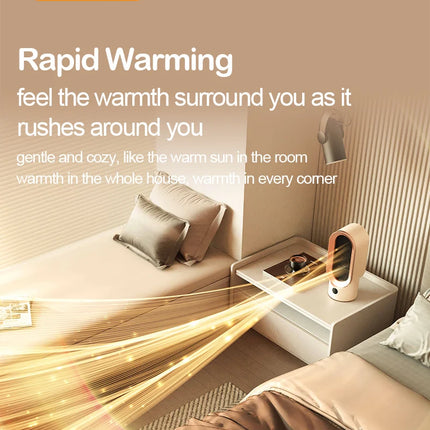 Portable Heater Electric Fan Heater Mini Radiator Desktop Warmer Machine For Winter PTC Ceramic Heating For Home Bedroom Office