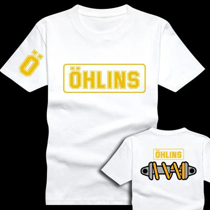 Desktop_Amazing Tees Men's Ohlins Shock Suspension Car Motorcycle Sport Racing T Shirt Summer Casual Oversized Men's Short Sleeve