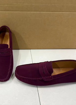 Scarpe casual da uomo fatte a mano Mocassini morbidi Scarpe da guida leggere Moda Slip on Flats Mocassini di alta qualità Scarpe da uomo antiscivolo